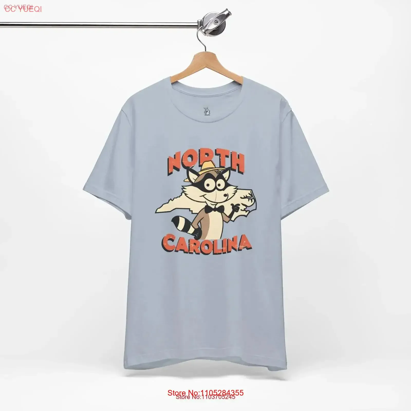 Vintage North Carolina T Shirt Cool Tar Heel State Popular Retro Apparel Summer Spring Fall Stylish Raccoon vintage Washed