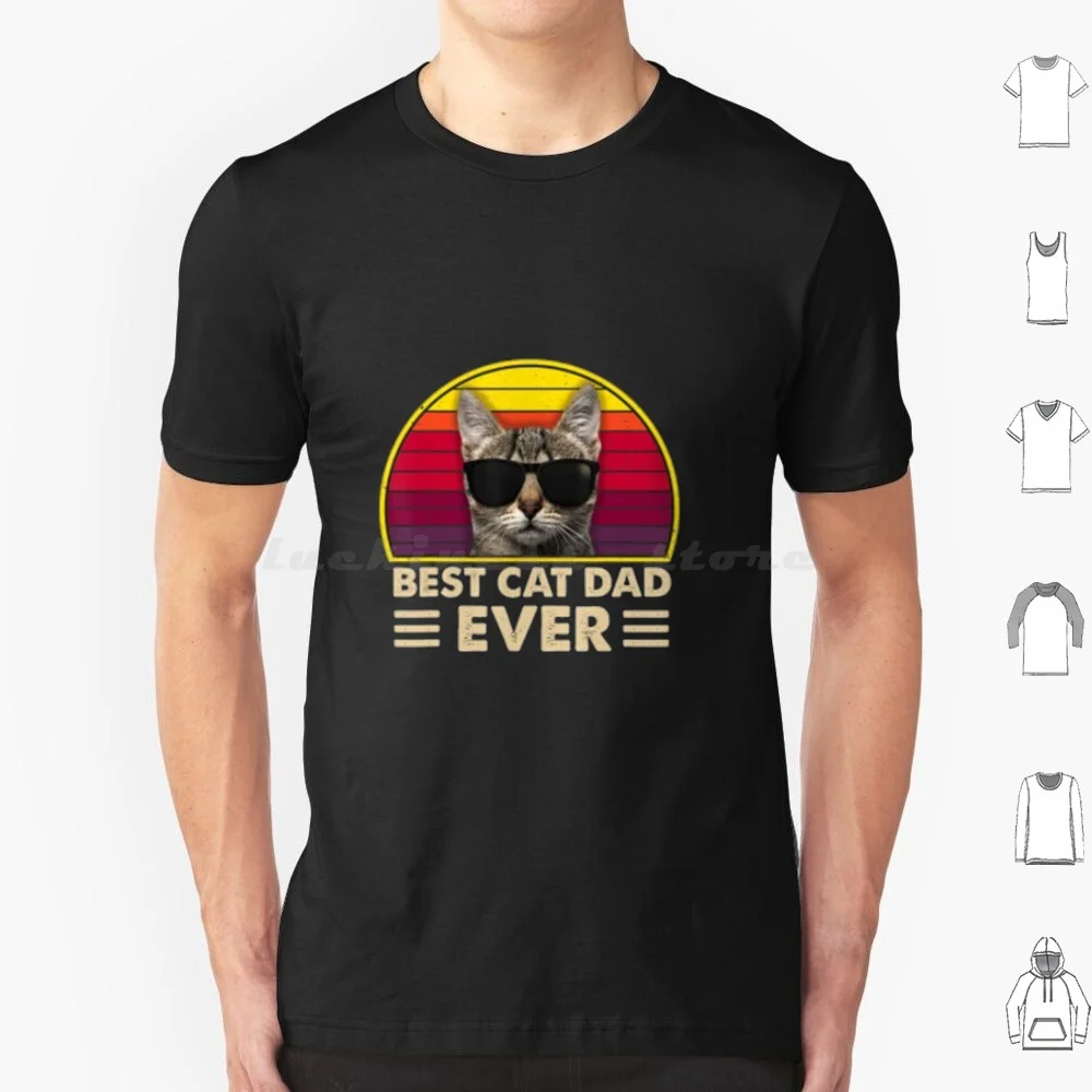 Cat Dad Papa Gift Shirt , Animal Shirt , Made In Us T Shirt Cotton Men Women DIY Print Cat Dad Papa Papa Animal Cute Cats Funny