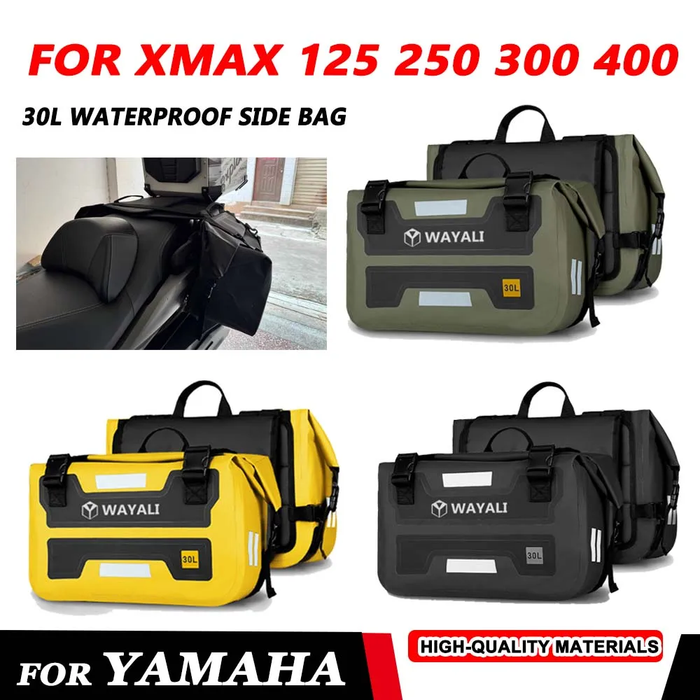 For YAMAHA XMAX 125 250 300 400 XMAX300 XMAX125 Motorcycle Saddlebag Side Bag Outdoor Travel Waterproof Luggage Storage Bag