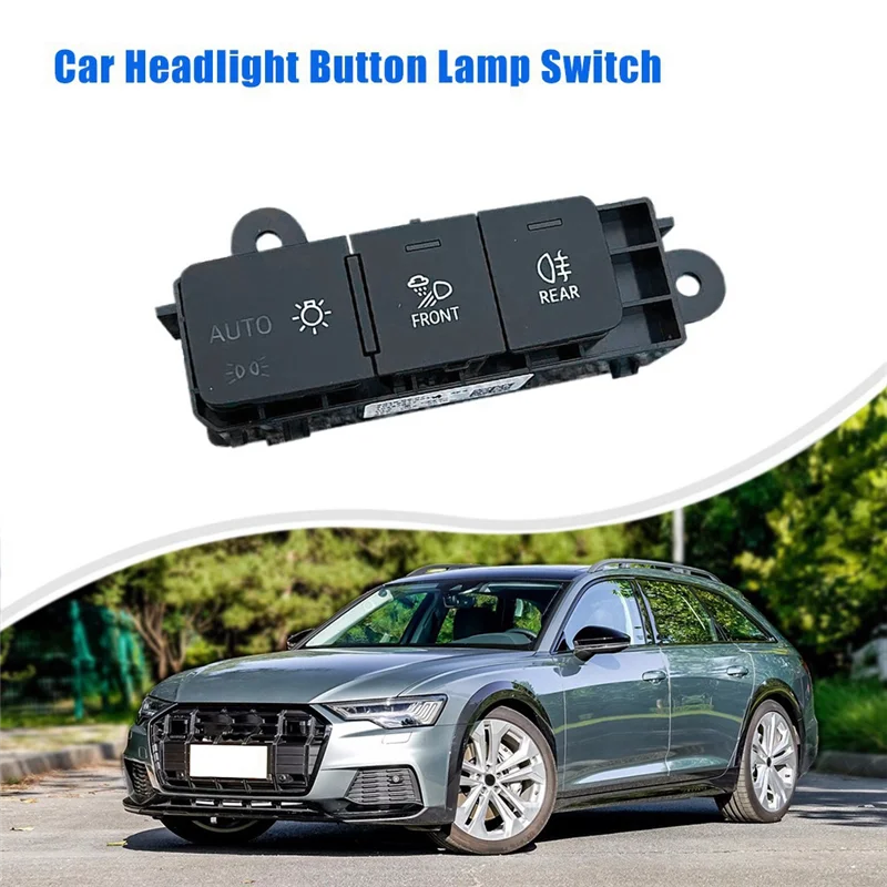 4K 1941501   Interruptor de Control de luz de cabeza de coche, interruptor de lámpara de botón de faro para Audi A3 S3 Q3 4K1 941 501—L49A