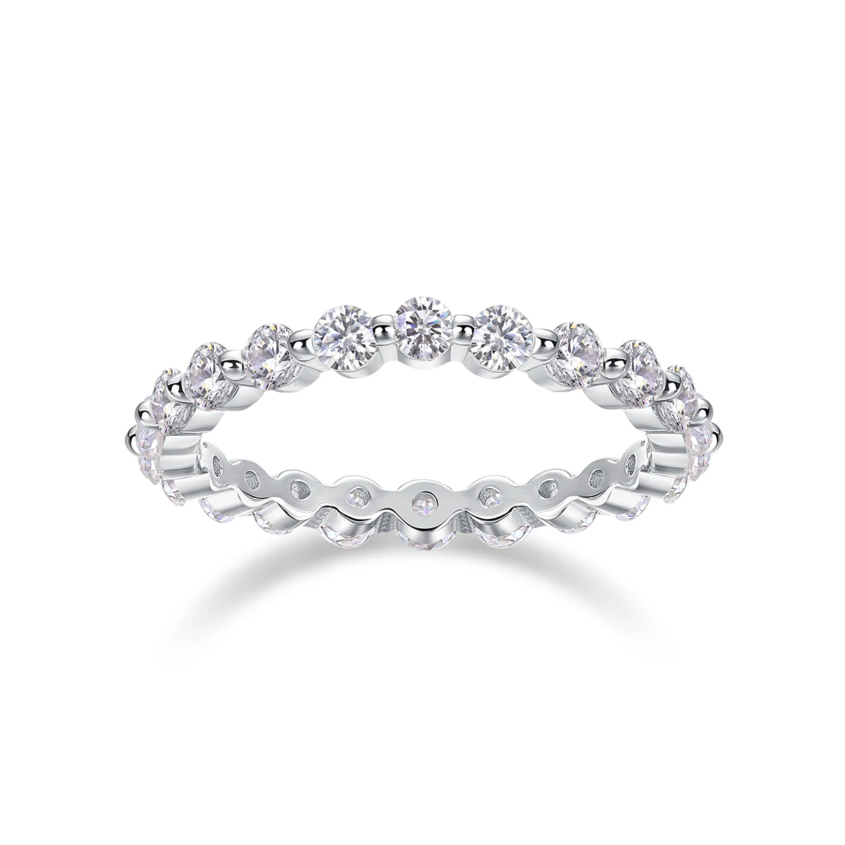 

Moissanite ring, 925 sterling silver, suitable for men and women, suitable for parties, Valentine's Day, proposal, engagement, w