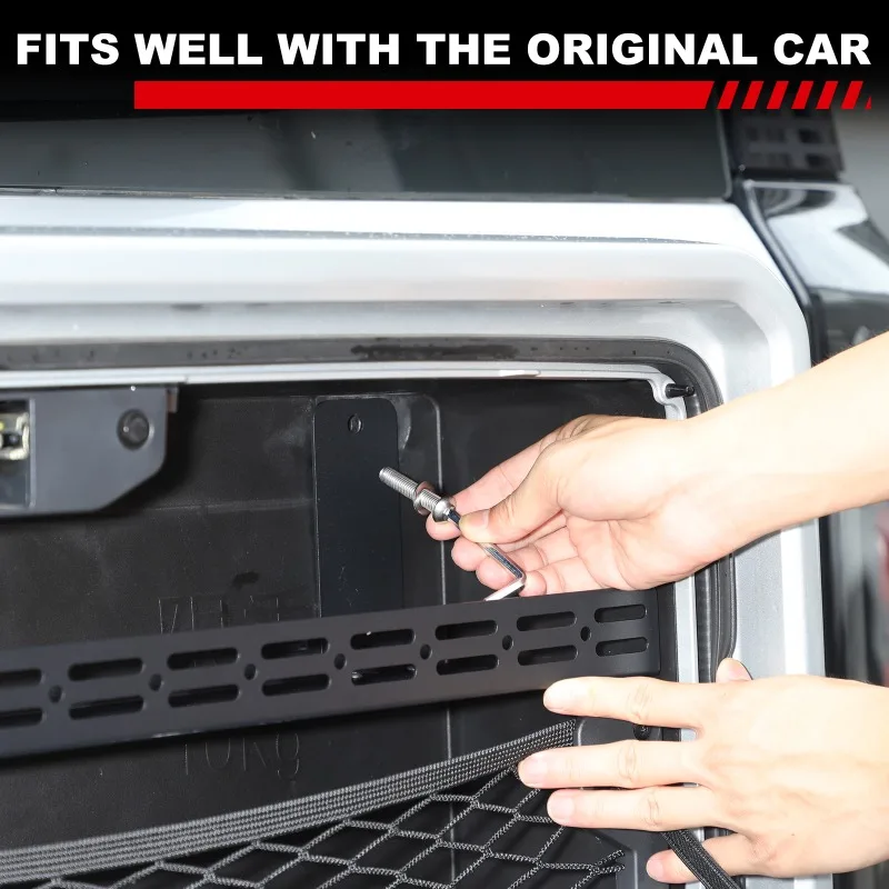 سبائك الكربون والصلب والألومنيوم لـ 2024+ Chery ICAR 03/Jaecoo J6/Fulwin X3 مقصورة تخزين الجذع ملحقات السيارة #5