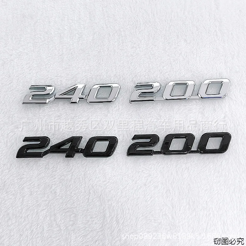 

Suitable for Toyota Camry logo modification, 200 car stickers, 240 rear trunk logo, integrated digital logo car sticker emblem