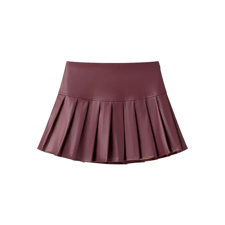 Faionable – ensemble Jaet en cuir pour femmes, coupe cintrée, tissu Polyester, manteau Long Sve ort, Double boutonnage, couleur Pure