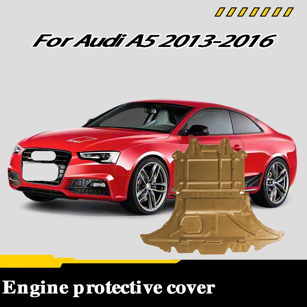 Protector debajo del motor Protector contra salpicaduras guardabarros placa de cubierta guardabarros Protector para Audi A5 2013-2016