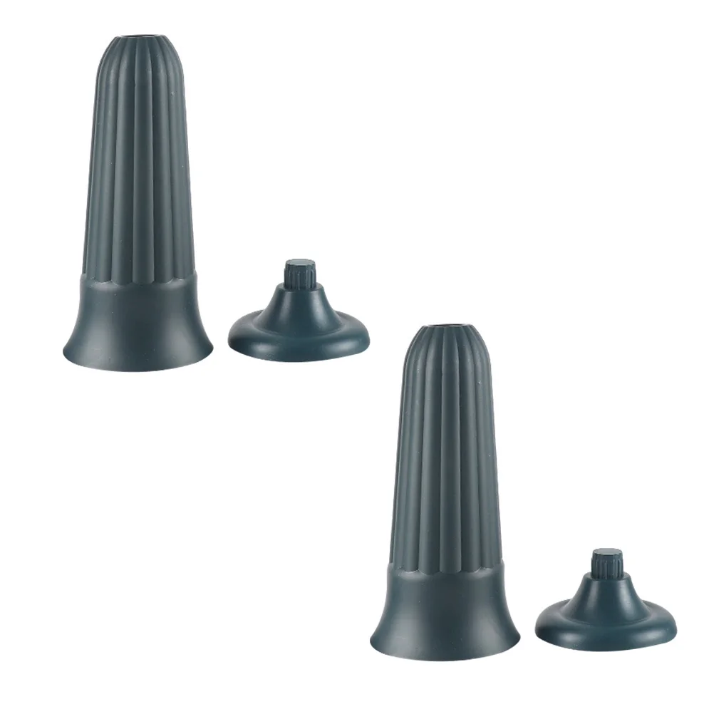 

2 pcs Plastic Pot Hat Cemetery Cones For Flowers Vase Green Lightweight Lawn Container Garden Stakes Outdoor Arrangement Cone