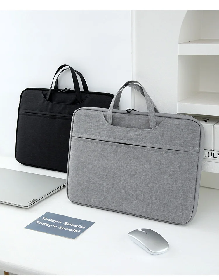 Professionelle Laptop-Aktentasche 11,6-15,6 Zoll Oxford Wasserdichte Handtasche für Geschäftsreisen – Detail 15