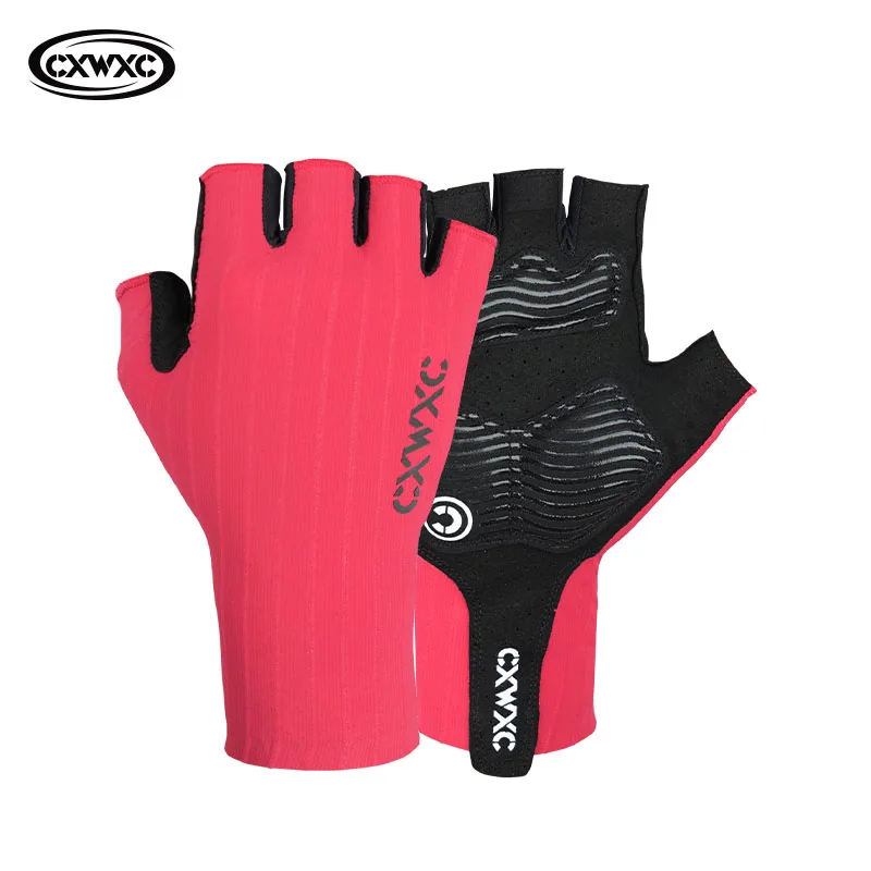 CXWXC Fietshandschoenen met halve vingers Heren Dames Ademende antisliphandschoen Fitness Sporttrainingshandschoenen met verlengde polsbeschermer