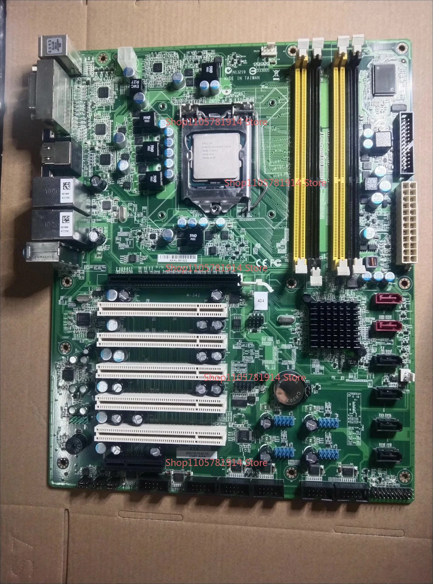 For LingHua IQ67 Industrial Computer Main Board M-342 Industrial Control Motherboard, Send CPU