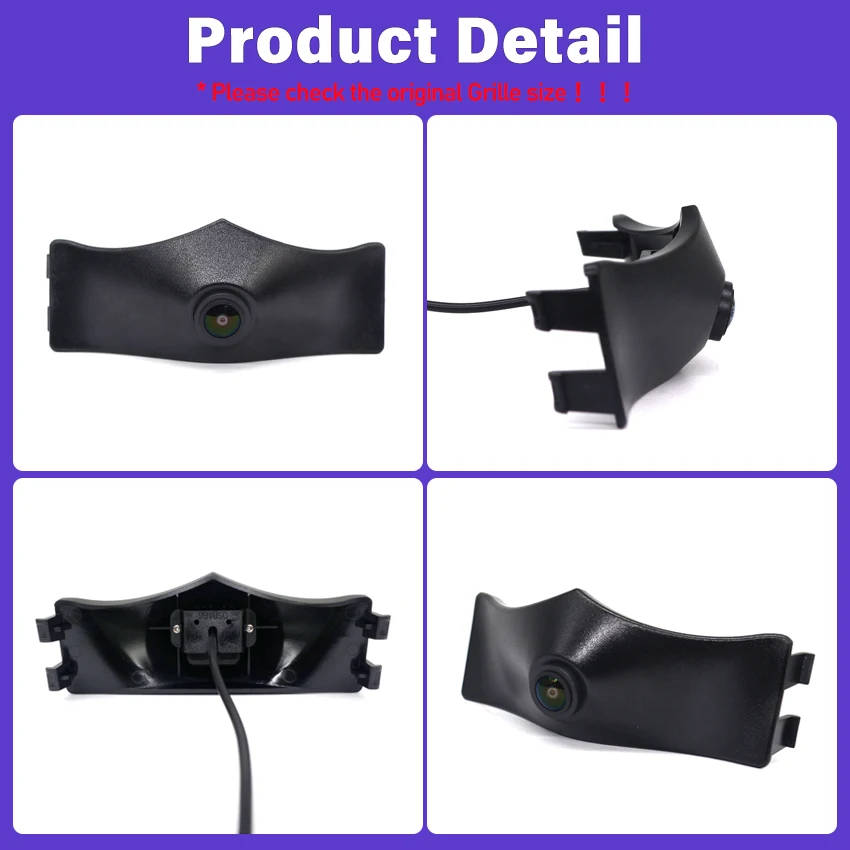 AHD 1080P Fisheye Car Front View Parking LOGO Camera Night Vision Positive Waterproof For Audi A6 C8 4K 2018 2019 2020 2021