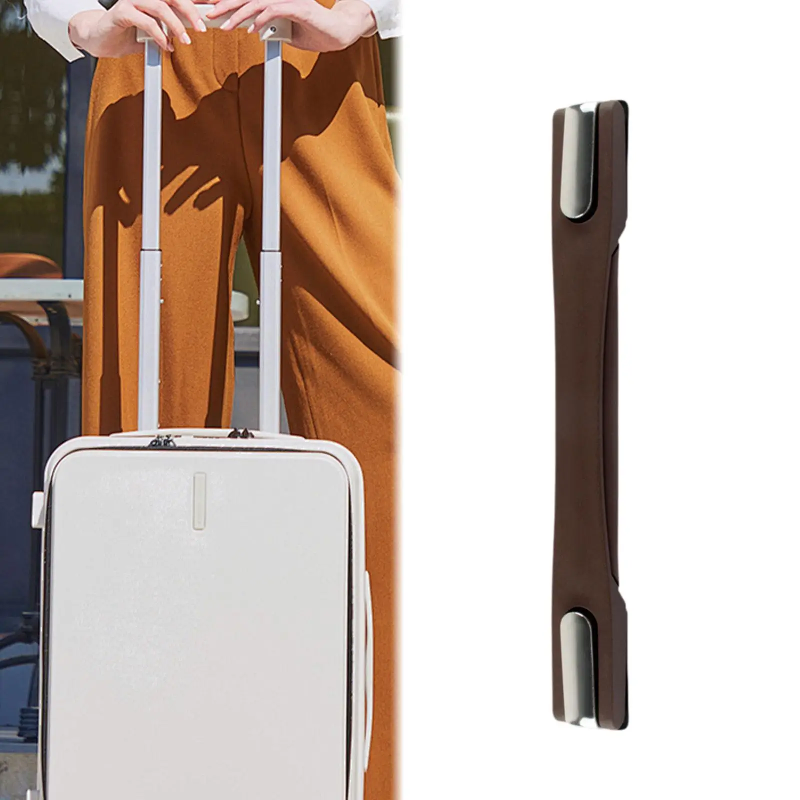 Luggage Case Handle Telescopic Portable Suitcase Handle Grip, Carrying Handle Grip, for Travel Case Trunk