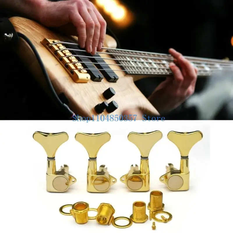 

652F Sealed Bass Tuning Keys Buttons Machine Head Tuners Bass String Tuners Machine Heads Electric Bass Guitar Tuning Pegs
