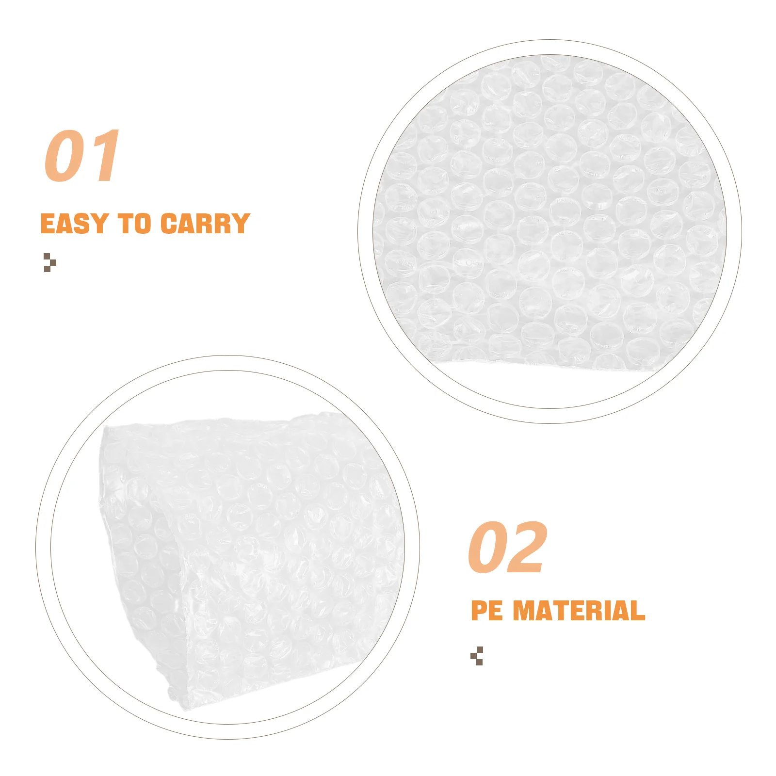 100 PCS Bag for Store Mailing Packaging New Material Simple Pouches Pe Practical Clear Envelope