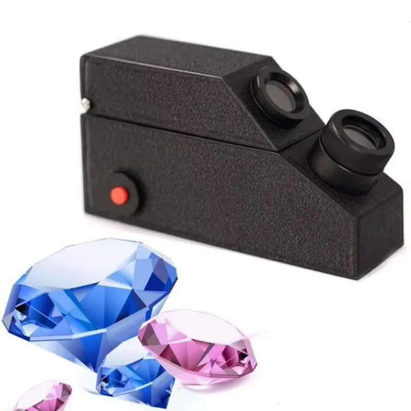 

Professional Gem Refractometer High Accuracy Jewelry Tester Tool with Built-in Light for Gemstone Jade RI Index Identification