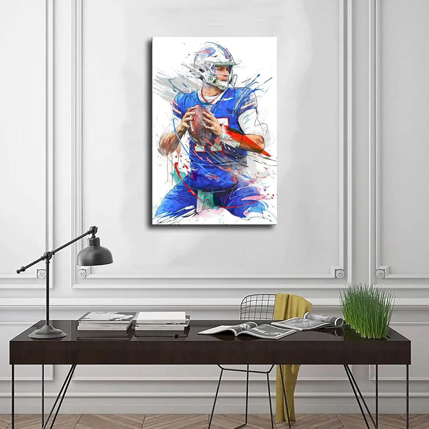 Sports star poster canvas painting poster bedroom decoration landscape preparation room decoration gift 60x90cm