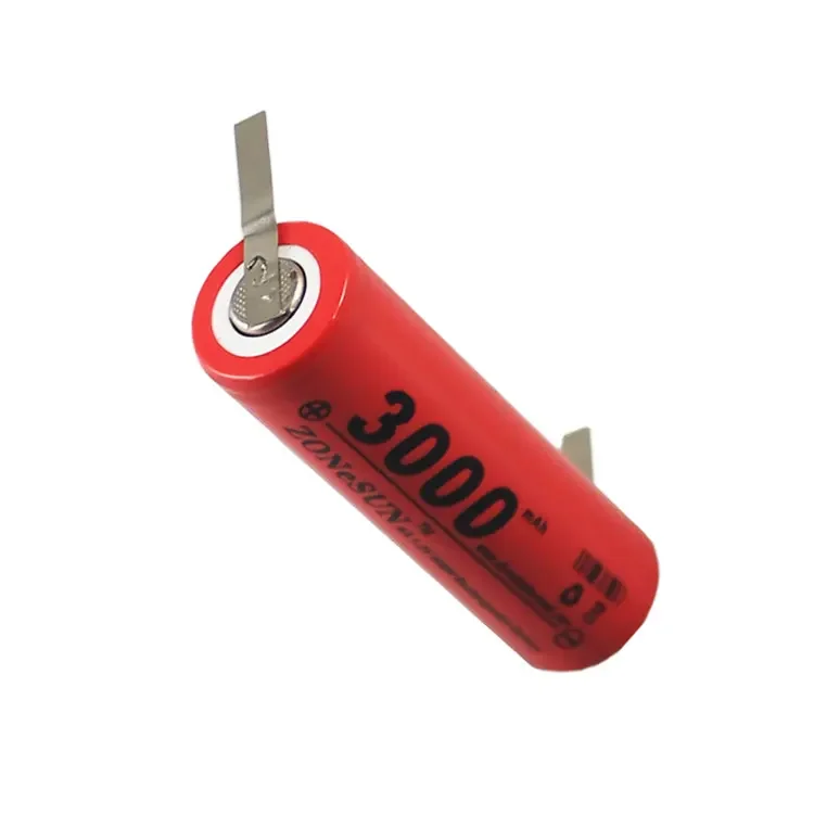 Di inti 3000mAh 1.2V Ni MH baterai isi ulang No.5 AA mainan digital datar lakukan kombinasi sel Li-ion isi ulang