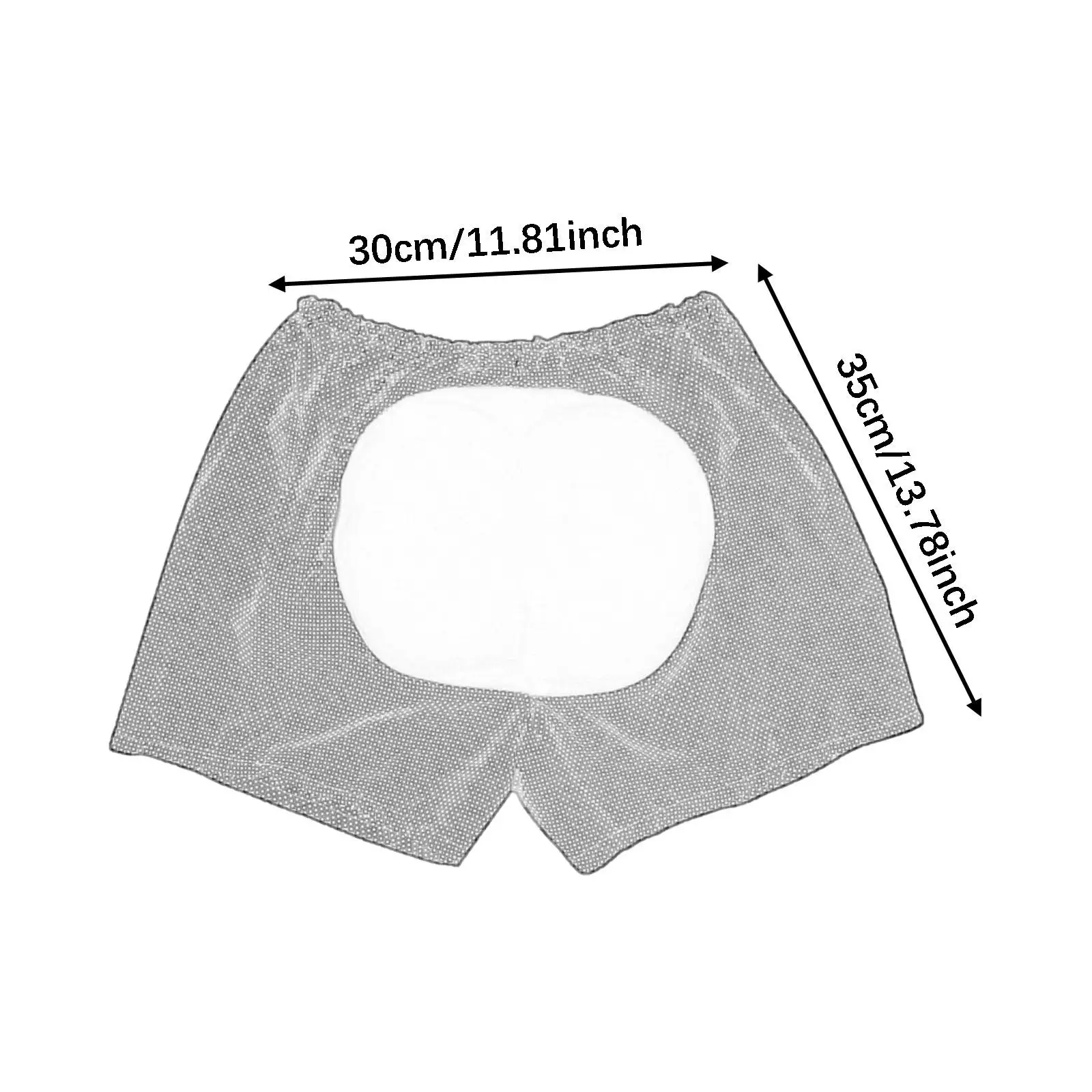 Día de los Inocentes divertidos pantalones cortos de trasero falso accesorios de broma elásticos disfraces para fiestas en la playa decoración de Carnaval de Halloween