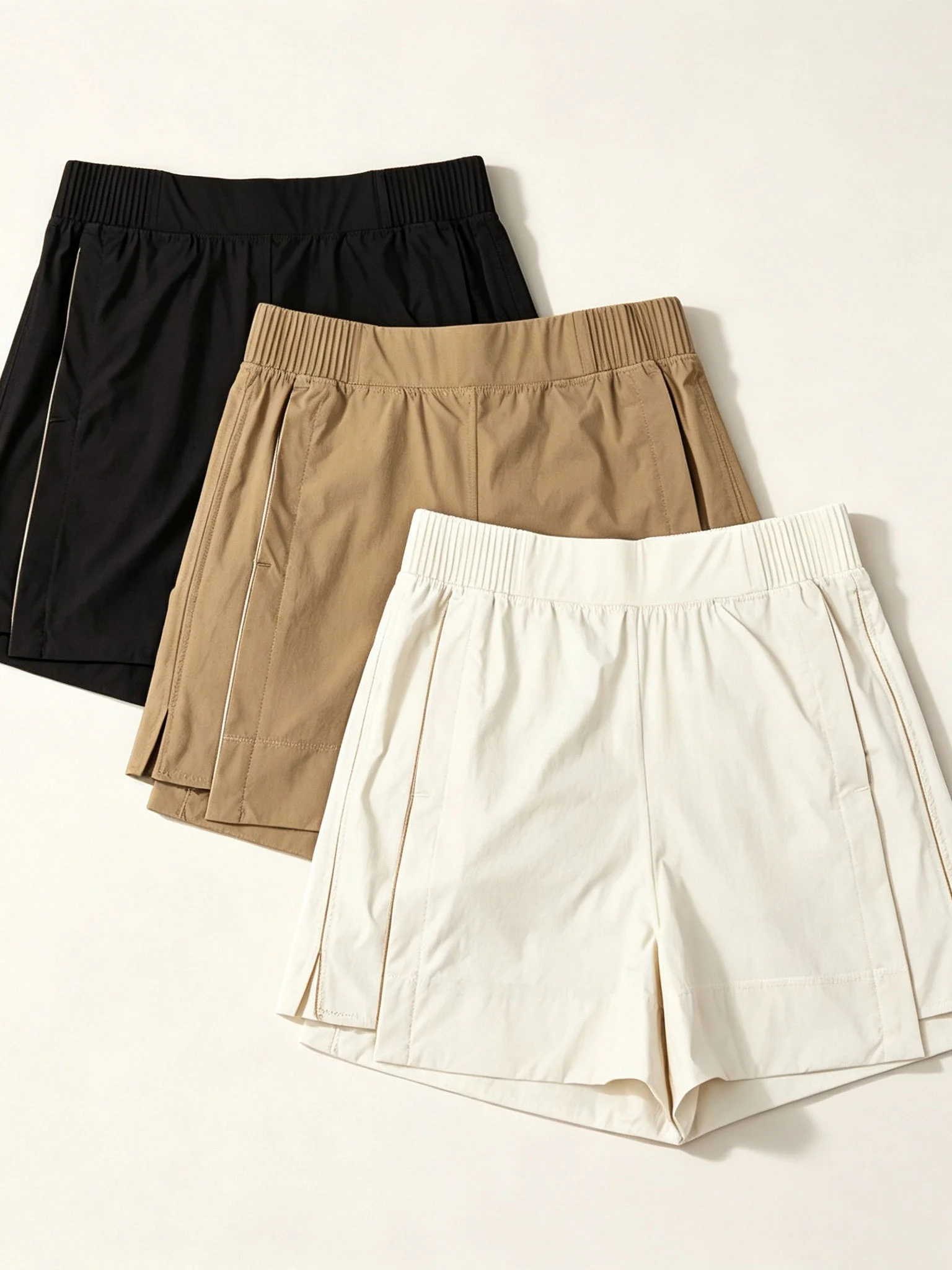 Fashionable High-Waist Loose Fitness Shorts Women's Casual A-Line Pants Elastic Waist Slimming Versatile Shorts Summer 2026