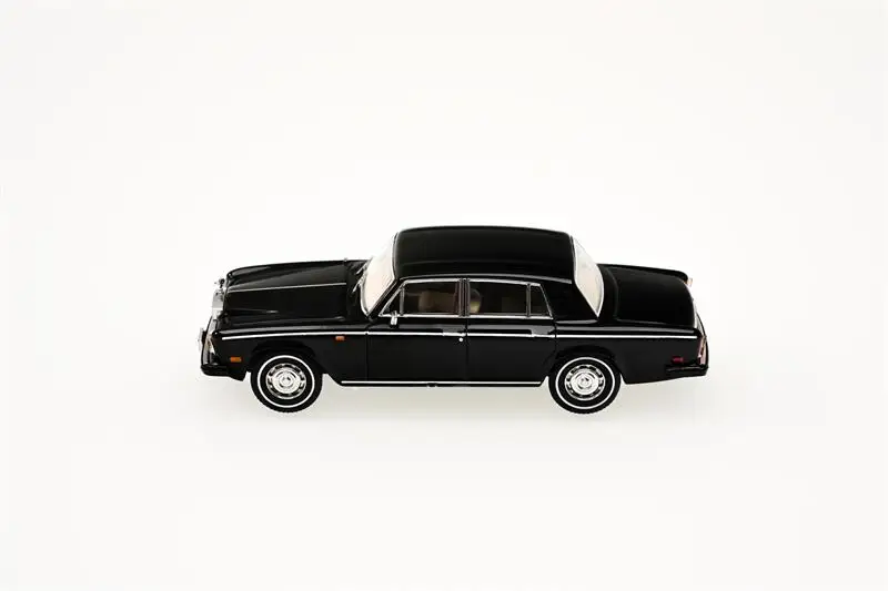 GFCC 1:64 1979 Rolls-Royce Silver Shadow ll Black limited499 Diecast Model Car