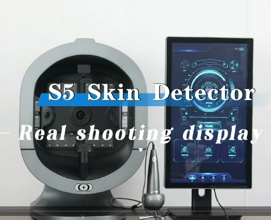 

Новая усовершенствованная модель 21,5-дюймового 2-в-1 анализатора кожи лица и волос с 3D-анализом и ИИ, сканер для диагностики кожи с функцией выдачи отчетов