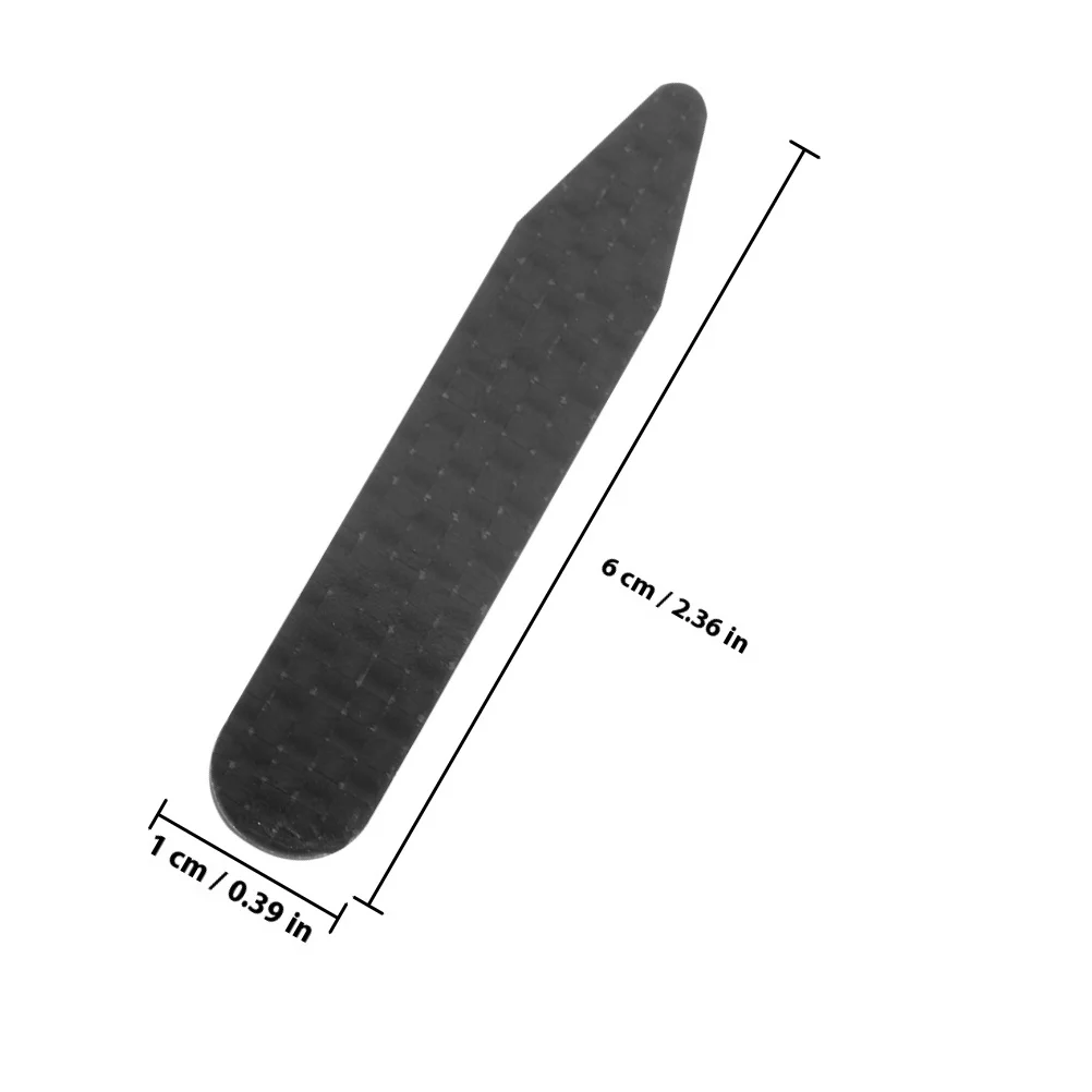 Koolstofvezel overhemd blijft voor heren Pakkraag Ondersteunt overhemden Formele kleding Accessoires Kraaginzetstukken