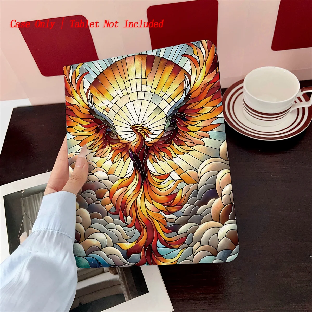 

Элегантный чехол для iPad с принтом Fire Phoenix для Apple iPad Pro 12,9 Air 3 Mini 5, тонкий чехол с защитой от царапин 9-го поколения