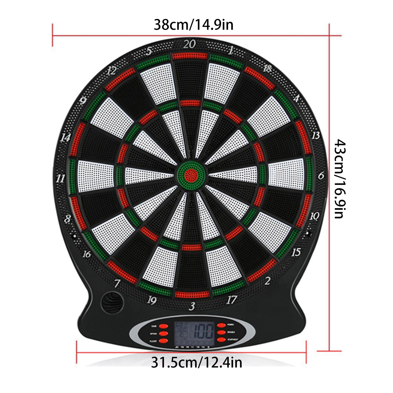 Professioneel elektronisch hangend dartbord LCD-scoringindicatorspel met darts elektronische games doelspellen