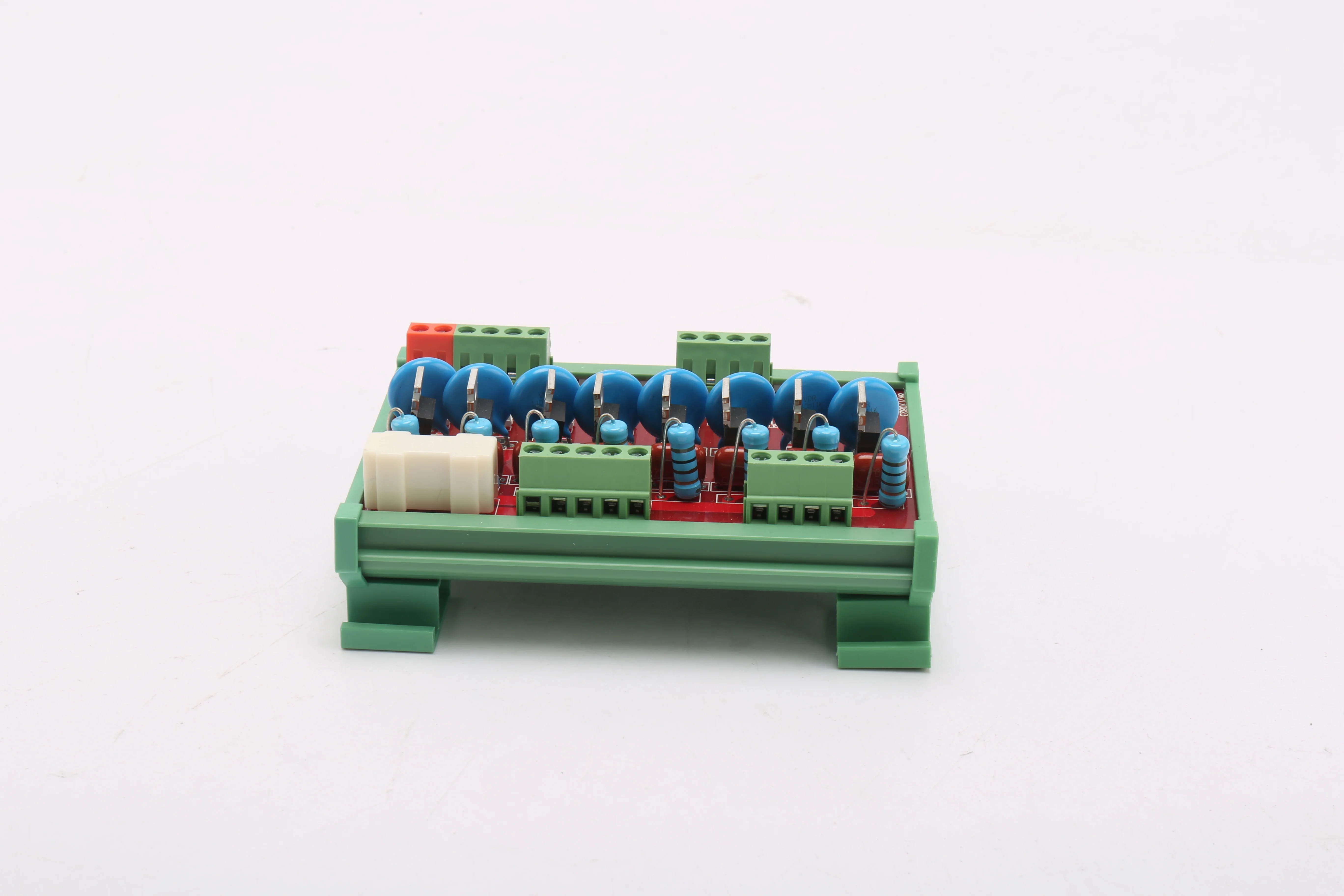 Picture 7: Ginri JR-8K 8 Channel Plc Amplifier Board  Protected Plc Module  DC 24V Input SCR Modules With Din RAIL Mounting Base