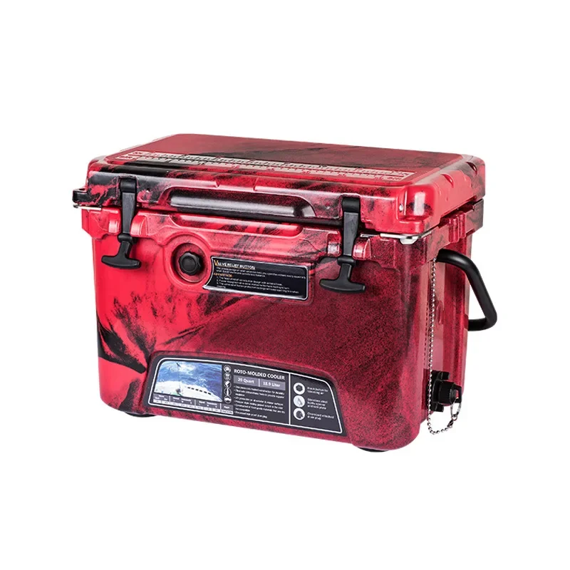 20QT Rotational Molding Outdoor Camping Cooler Sea Fishing Incubator Durable Portable Ice Chest for Water Sports 18.9L