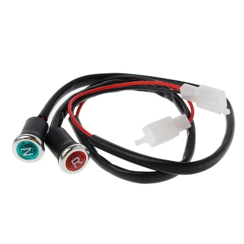 Imagen 1 del producto U1JF 2pcs Instalación fácil Indicador motocicleta Neutral N/R Luz para 50cc
