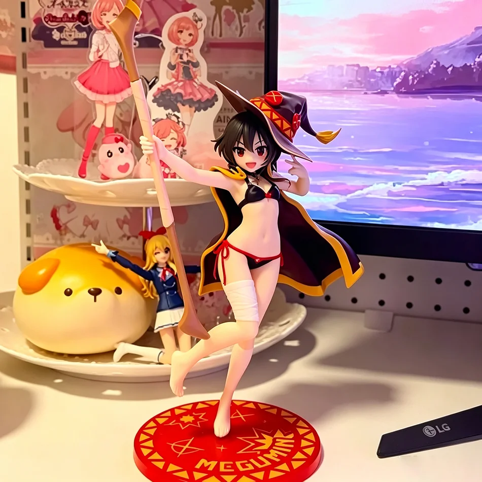 God's Blessing on This Wonderful World Megumin Action Figure Cute Figurine For Adult Droppshiping Model Toys Christmas Gift