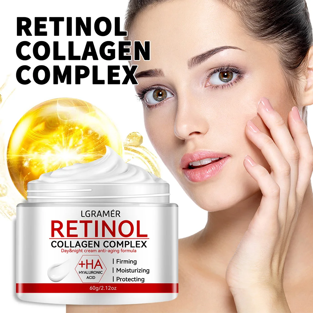 Retinol Lifting Firming Cream Collagen Wrinkle Remover Face Cream For Moisturizer Brighten Skin Products