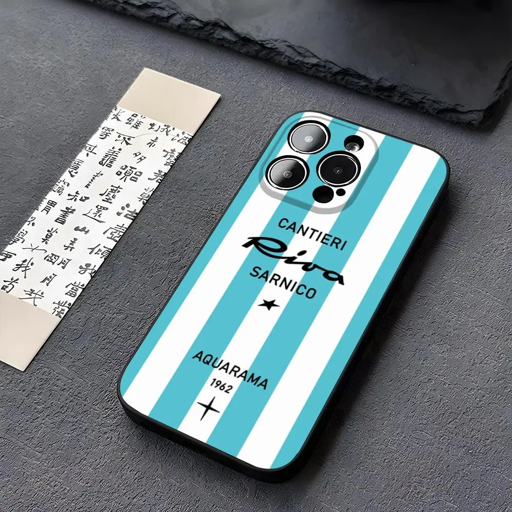 Funda Saint Tropez Riva Aquarama para iPhone 13 17 16 11 15ProMax 14 12 Pro Xs Max Mini Xr X 7 8 6 6s Plus