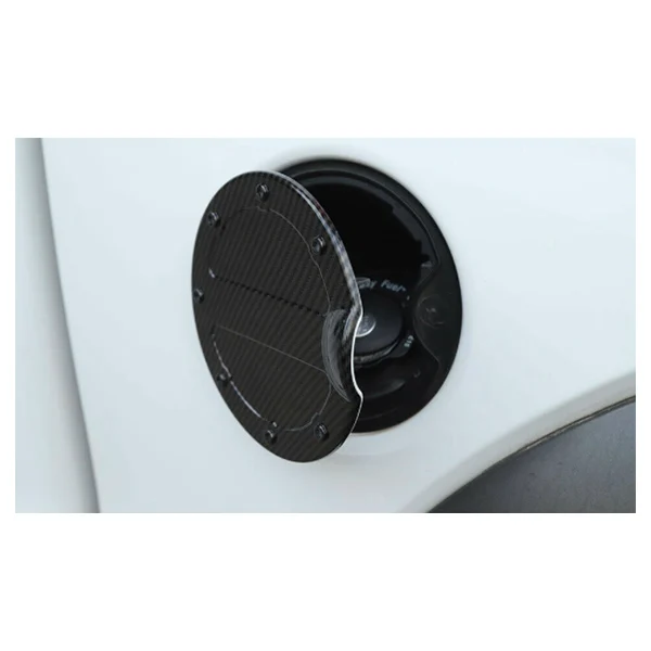 Car Carbon Fiber Style Door Gas Fuel Filler Cap Cover Trim Fit For Ford F150 2009 2010 2011 2012 2013 2014 Accessories
