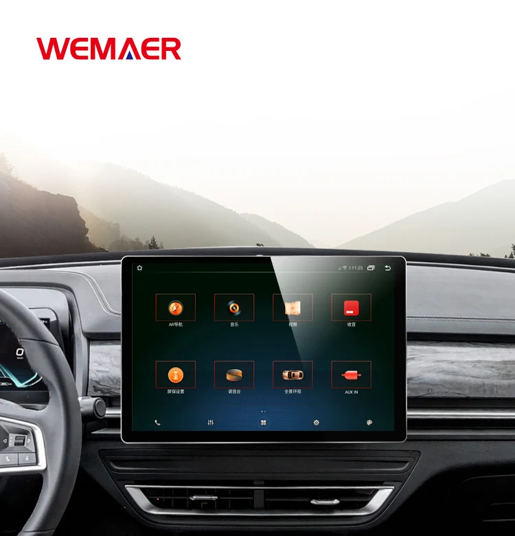 Wemaer 360 Kamera Auto Rückfahrhilfe Oem 4G Wifi 4 + 64G GPS Navigation Spiegel Android Touchscreen radio Stereo Carplay Auto Kamera