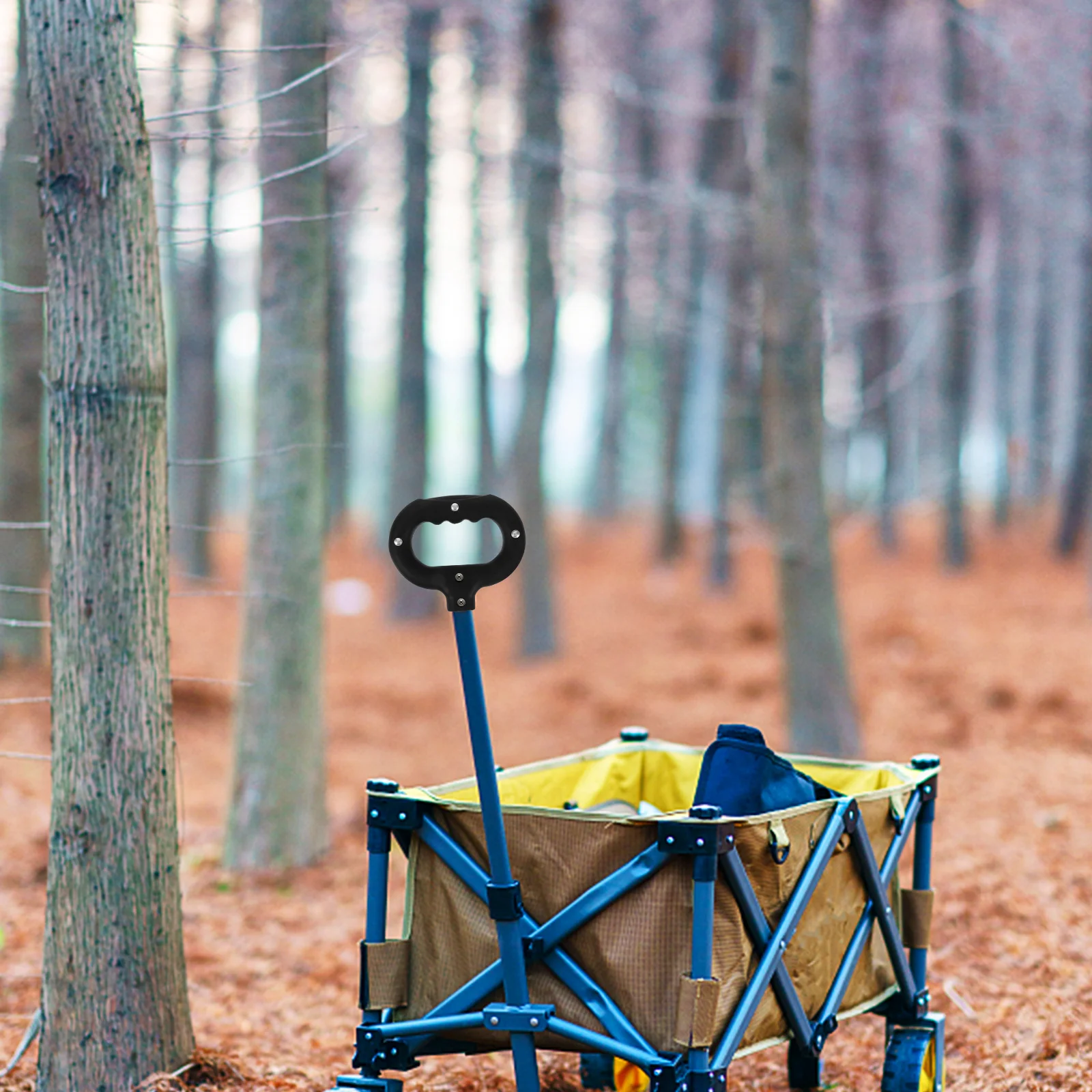 

Camping Wagon Wagon Push Replaceable Handle For Plastic Handle For Cart Ergonomic Durable Folding Trolley Accessory Outdoor