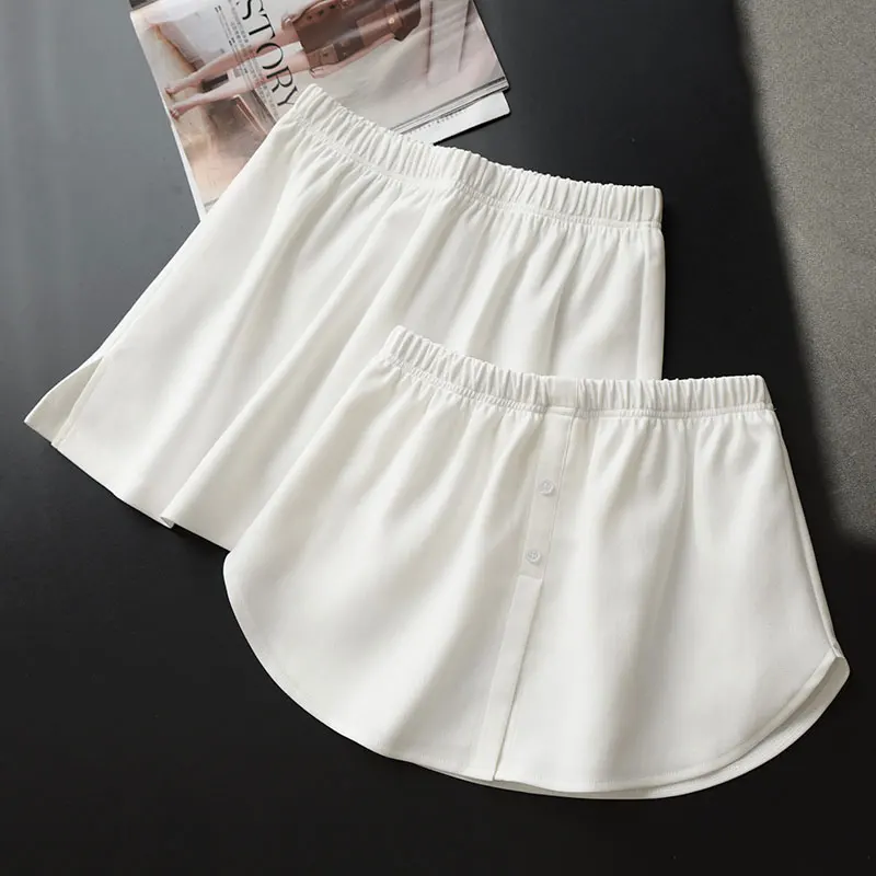 

High-End Versatile ort Skirt Women's Skirt Butt Covering Fake irt Sweatirt Matching Skirt Fem Clothing