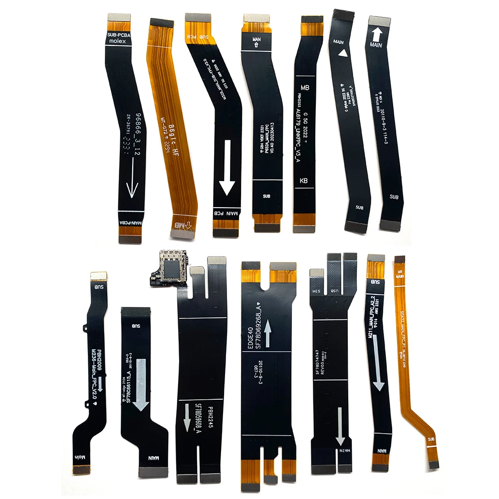 

10 шт. для Moto G84 G73 G72 G54 G34 G14 E7 Edge 30 Pro 40 Plus G 5G Stylus 2022 Основная плата для подключения материнской платы Flex