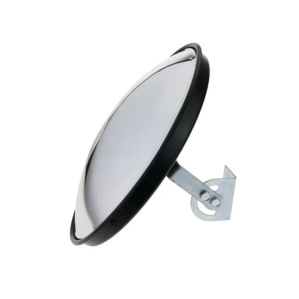 12" Driveway & Traffic Safety Mirror - Wide Angle Convex Blind Spot Mirror, Outdoor Curved Security Mirror