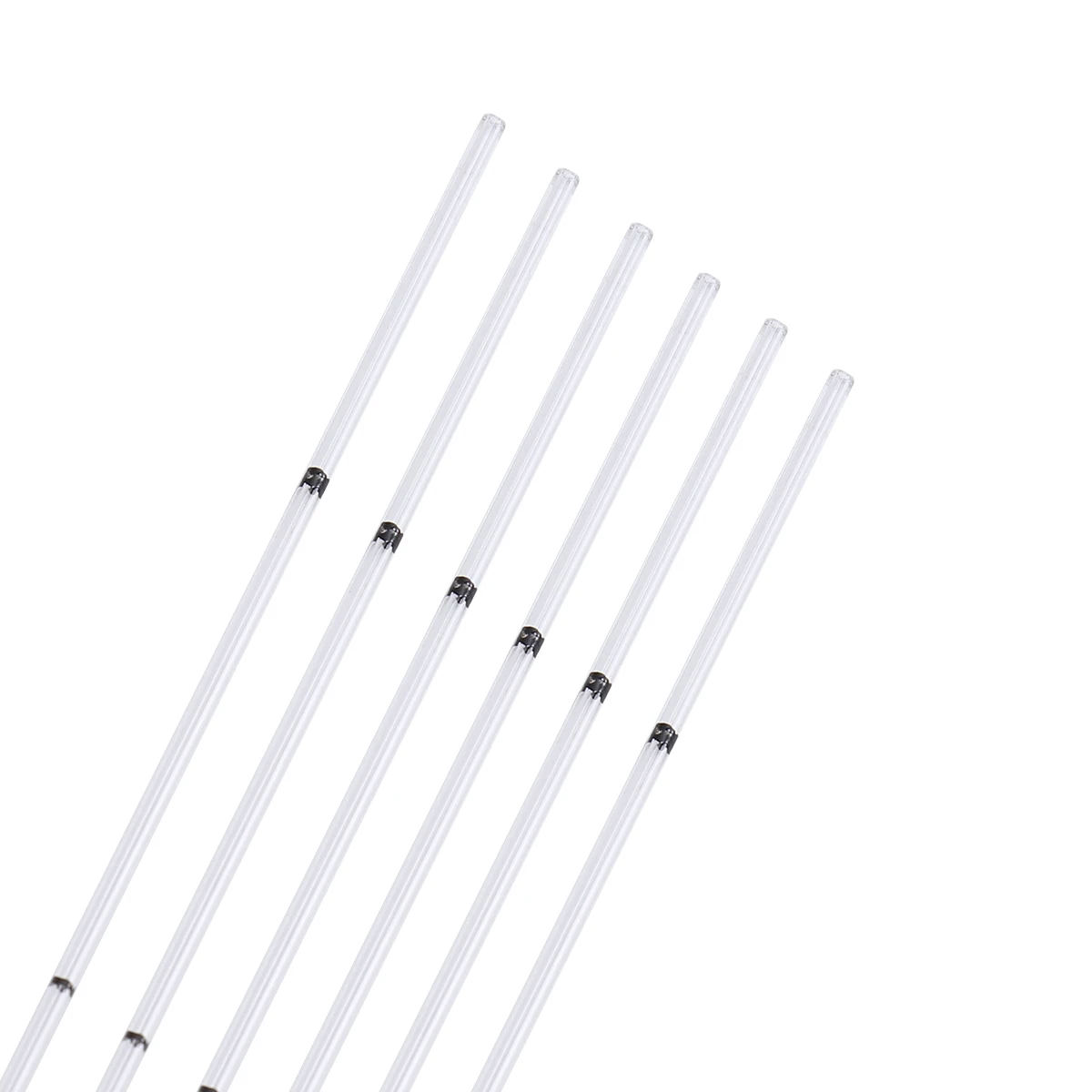 

400 Pcs Trace Blood Collection Tubes Disposable Straws Rubber Suction Head for Lab Use Blood Sampling