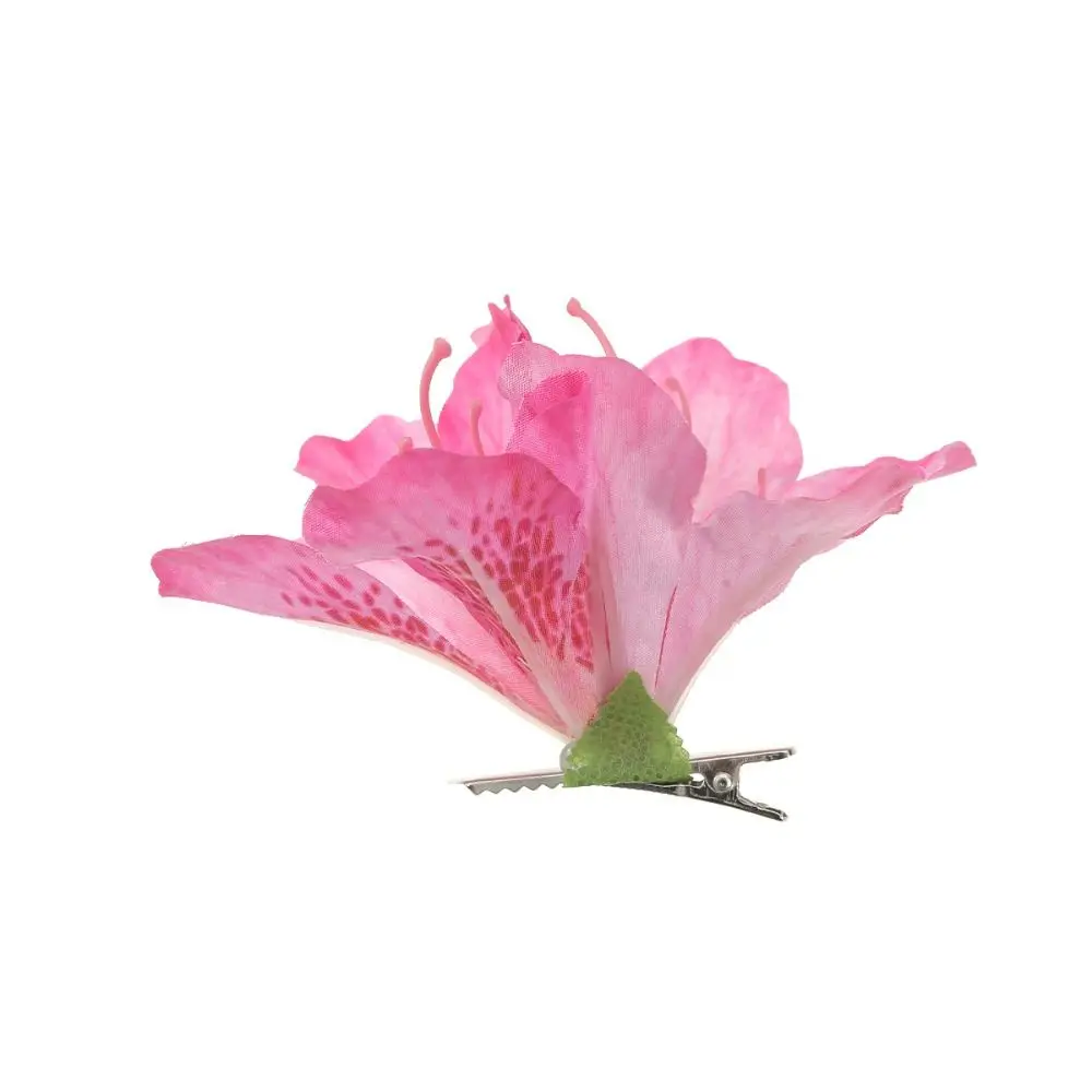 Orchid Canna Bohemia Flower Hair Clips Hawaiian Headdress Hairpins Hair Accessories Headwear Barrette Bridal