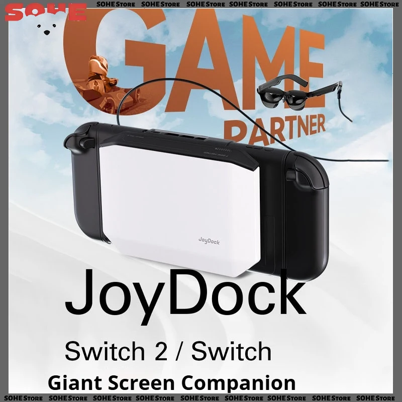 RayNeo JoyDock Gaming Adapter Suitable for Nintendo Switch & Switch 2 Plug and Play Dock Handheld Game Console Accessories