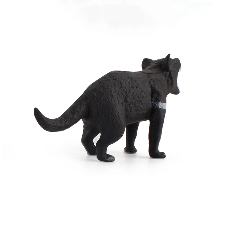 لعبة حيوانات نمساوية واقعية نموذج تسمانيا الشيطان الراتنج الشكل تمثال ديكور المنزل/المكتب لعبة قابلة للجمع