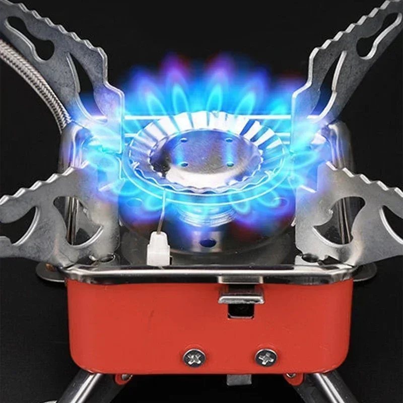 

Portable Burner Camping Foldable Windproof Outdoor Gas Tank Stove For Backpacking Camping Hiking Picnic Camping Burner Barbecue