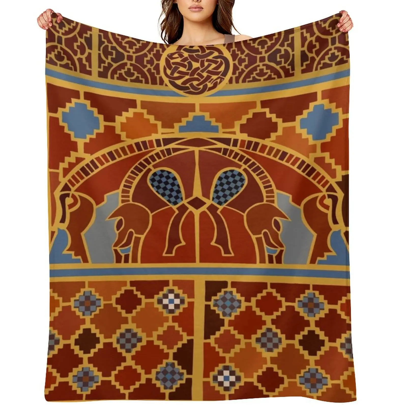 

Imagining Sutton Hoo: The Boars Throw Blanket Furrys Hair Soft Big Sofa Blankets