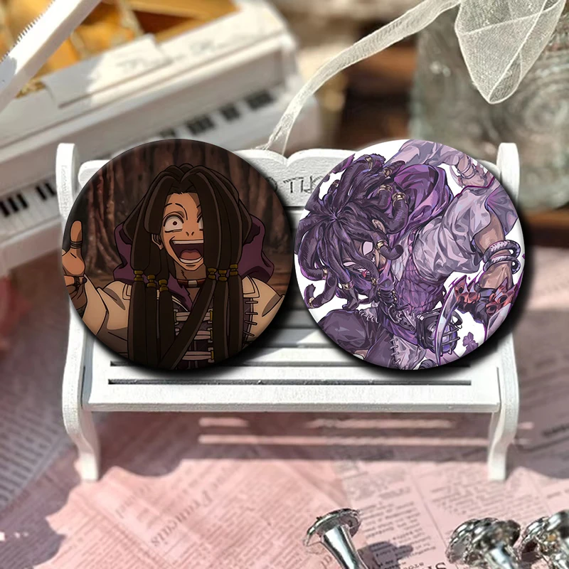58mm Cartoon Character Jabber Button Pin Badge Jabber Anime Brooch Creative Badge for Backpack