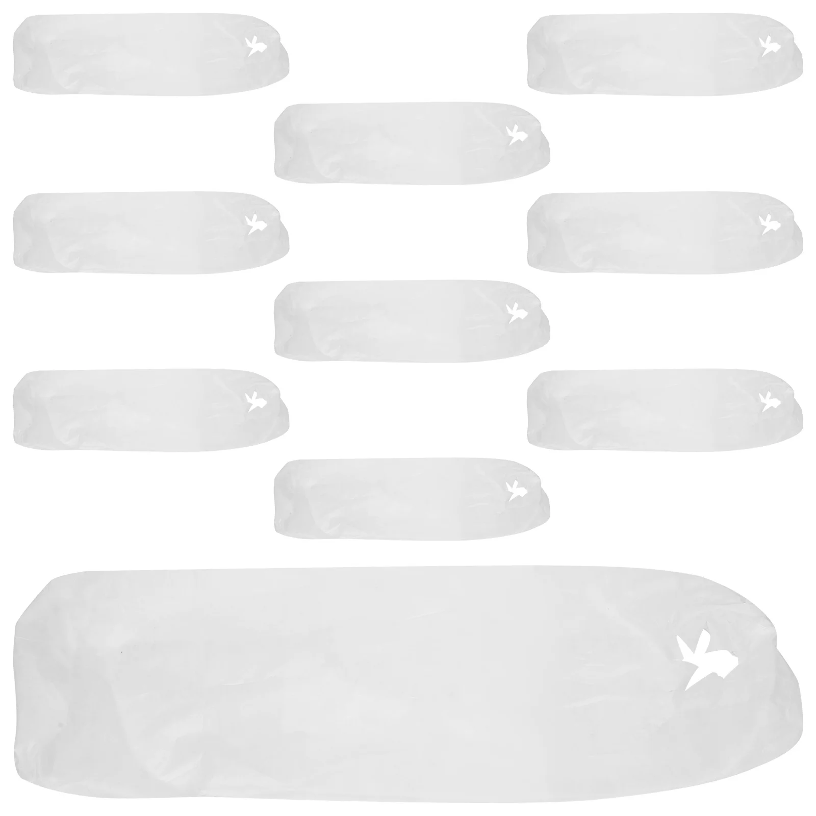 

10Pcs Disposable Non-Woven Bed Covers Hole Design Beauty Salon Massage Parlor Soft Comfortable Bed Sheet Cover