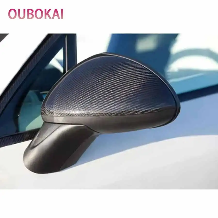 For Porsche Macan Panamera 971 Cayman Boxster 718 Cayenne 982 992 911 Dry carbon fiber rear view mirror housing case cover