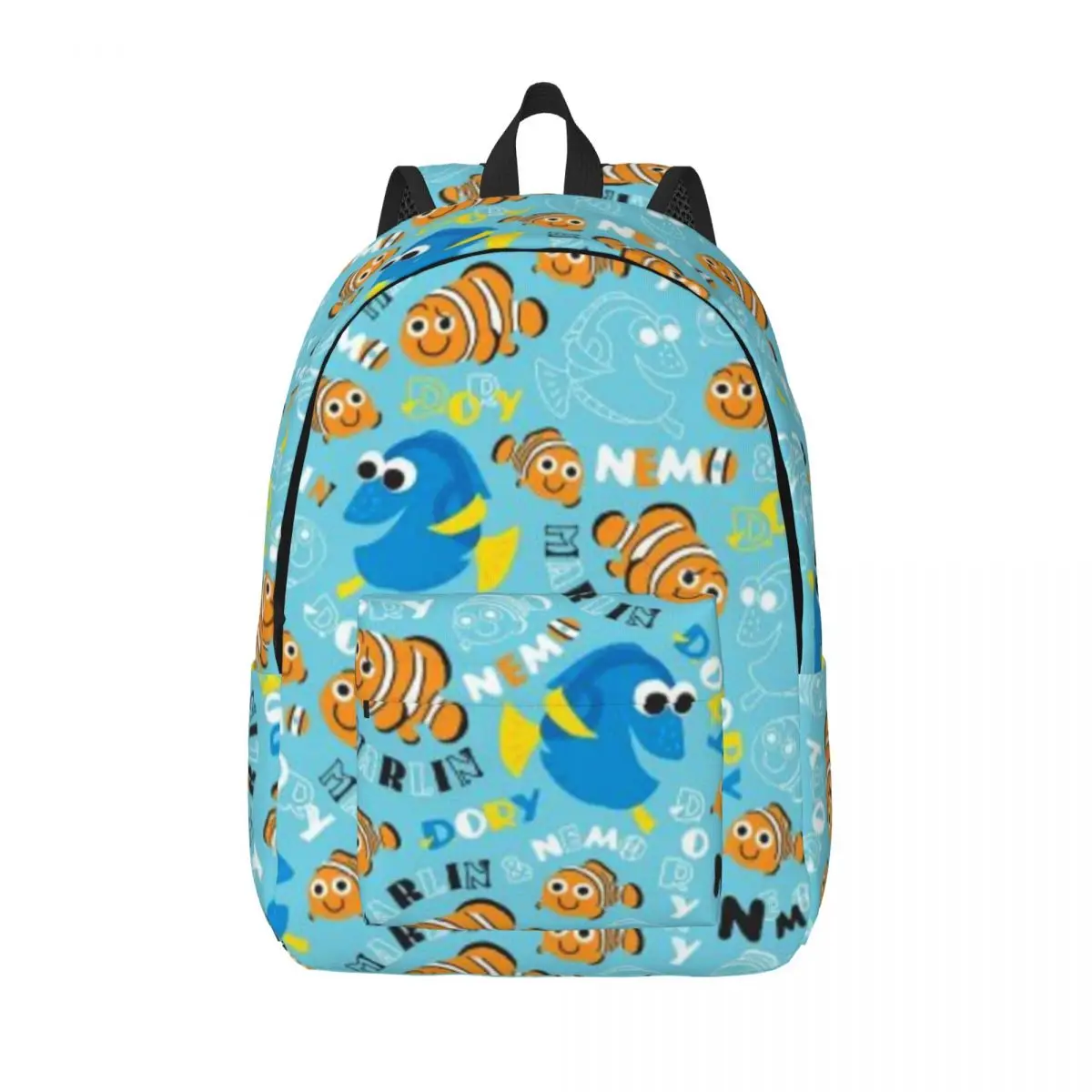 Finding Nemo Dory And Nemo Printed Lightweight Casual Schoolbag For School, Outdoor, Shopping, Office 15in 17in