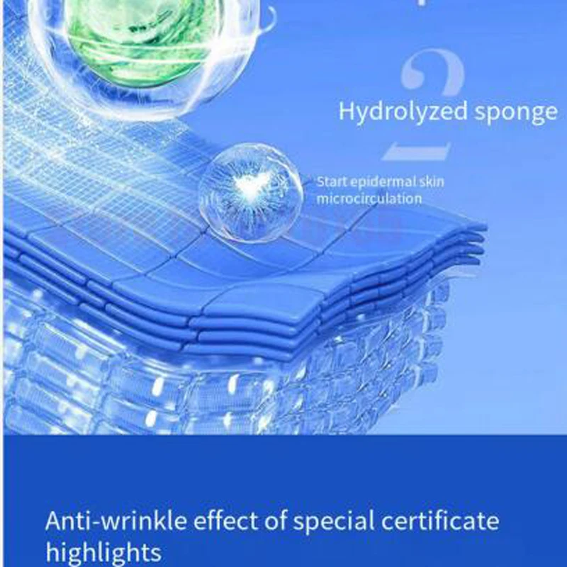 Blue Copper Peptide 80% Sponge Microcrystal Freeze-dried Powder Facial Mask Natural Seaweed Bone Plant Extract Mask Facial Care